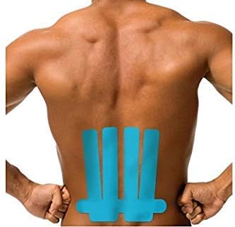 Kinesiology Tape Pro, Athletic Waterproof Muscle Support Adhesive Kinesio Sport Tape for Athletes 2 inches x 16.4 feet Single Roll, 2, 4, 6, or 12 Packs, Assorted Colors (Single Roll, Royal Blue)