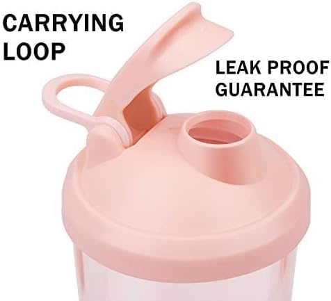VOLTRX Premium Electric Protein Shaker Bottle, Made with Tritan - BPA Free - 24 oz Vortex Portable Mixer Cup/USB Rechargeable Shaker Cups for Protein Shakes