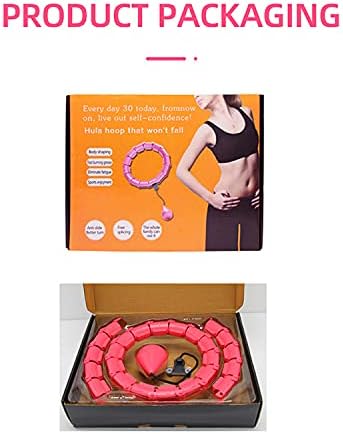 Smart Weighted Hula Hoop for Adults and Children 24 Detachable 2 in 1 Exercise