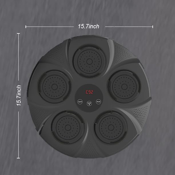 Music Boxing Machine with Boxing Gloves, Smart Bluetooth Boxing Equipment, Wall Mounted Target Training Punching Boxing Machine for Adults