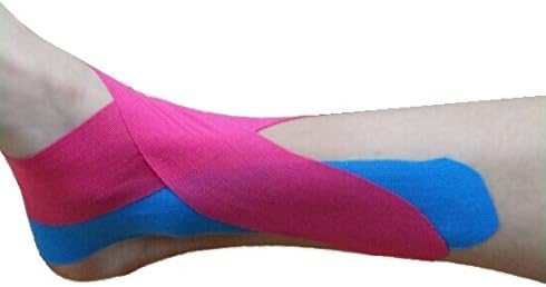 Kinesiology Tape Pro, Athletic Waterproof Muscle Support Adhesive Kinesio Sport Tape for Athletes 2 inches x 16.4 feet, 12 Rolls, Yellow
