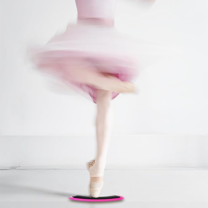 Turn Board,Spin Board for Dance Turn and Skating Balance Training,Orange Rectangular Turn Board for Training Ballet Dancers,Ice Skaters and Gymnasts in Balance and Turning-0