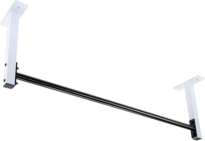 Ultimate Body Press Ceiling Mount Pull Up Bar 8 Foot 48” Straight 14” Risers, 16”and 24” 24” Joist 450lbs, USA