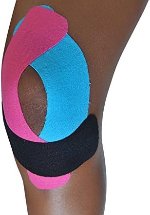 Kinesiology Tape Pro, Athletic Waterproof Muscle Support Adhesive Kinesio Sport Tape for Athletes 2 inches x 16.4 feet, 12 Rolls, Yellow