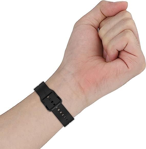 RuenTech Compatible with LOJUSIMEH Smart Watch Band Women&Men, Soft Silicone Waterproof Sport Strap Replacement Wristbands for LOJUSIMEH 1.9" Smartwatch Fitness Tracker
