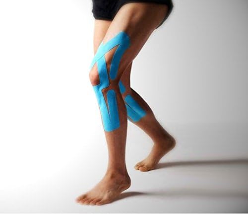 Kinesiology Tape Pro, Athletic Waterproof Muscle Support Adhesive Kinesio Sport Tape for Athletes 2 inches x 16.4 feet, 12 Rolls, Yellow