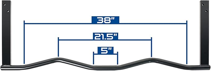 Ergonomic Joist Mount Pull Up Bar by Ultimate