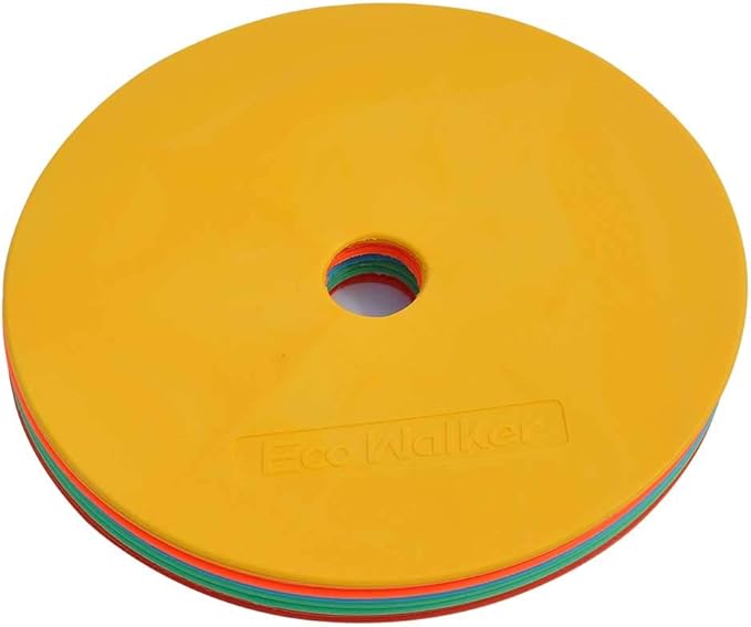Flat Cones Spot Markers Soccer Basketball Sports Speed