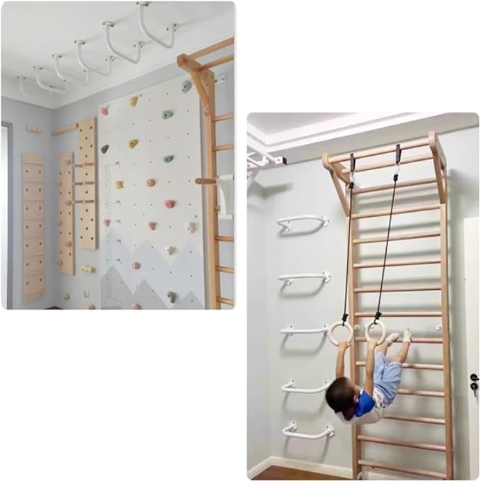 Wall mounted pull-up bar