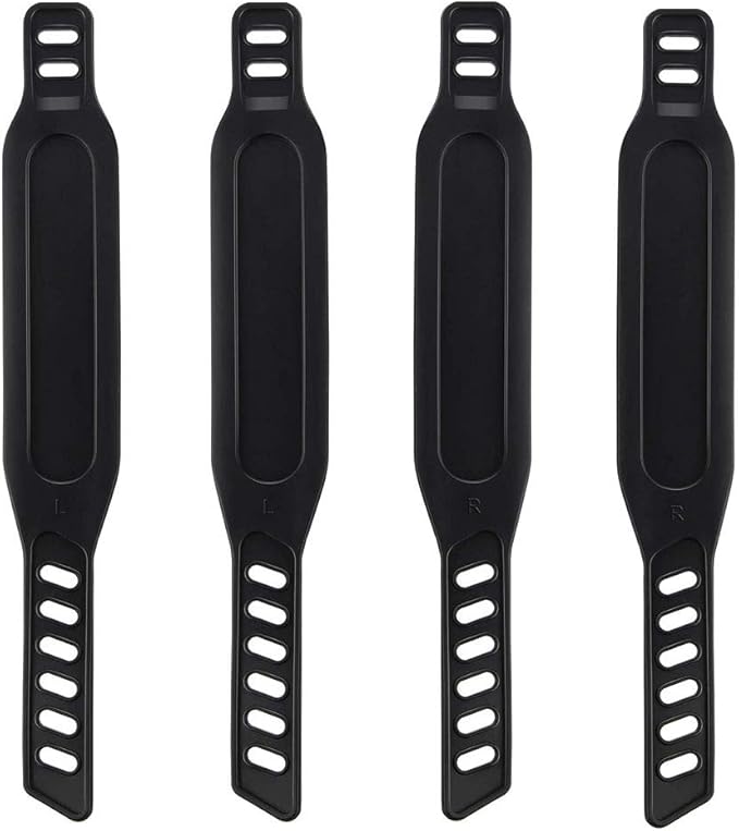 Exercise Bike Pedal Straps, Heavy Duty Adjustable Length Universal Pedal Strap Fits Most Bike Pedals Exercise Bike Bicycle Cycle for Home or Gym