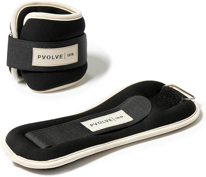 Pvolve 1.5lb Ankle Weights for Home Workouts -