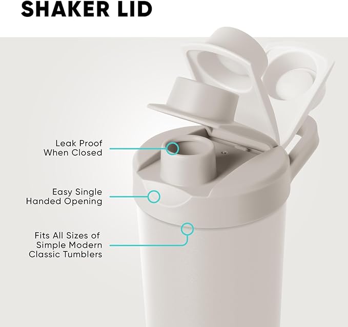 Simple Modern Stainless Steel Shaker Bottle with Ball 24oz | Metal Insulated Cup for Protein Mixes, Shakes and Pre Workout | Rally Collection | Kelly Green