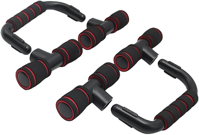 Cooplay 1 pair Push Up Bars for Home Gym Travelling Fitness Workouts Training Exercise