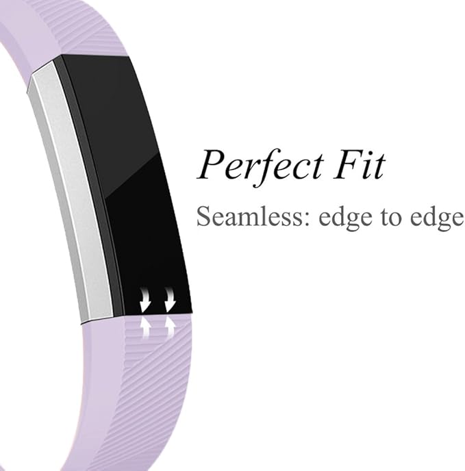 GEAK Bands Compatible with Fitbit Alta and Fitbit Alta HR, 3 Pack Soft Silicone Wristbands for Fitbit Alta HR Bands with Secure Metal Buckle for Men Women,Small Large