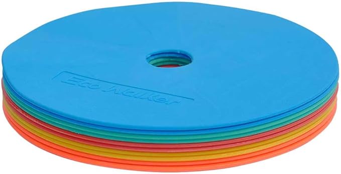 Flat Cones Spot Markers Soccer Basketball Sports Speed