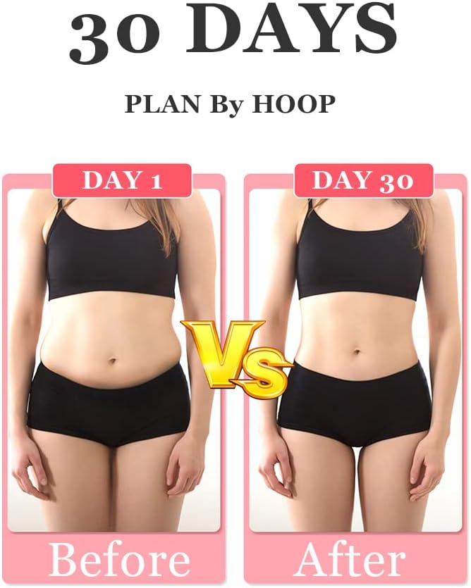 Smart Weighted Hula Hoop for Adults + Children 24 Detachable 2 in 1 Fitness
