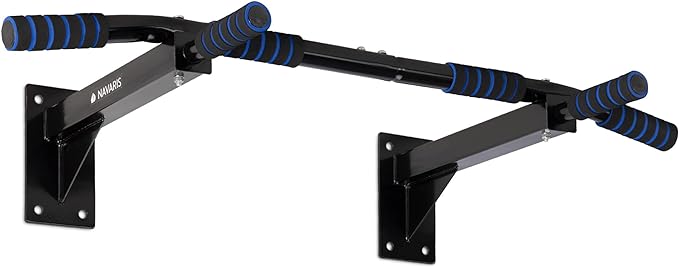 Navaris Pull Up Bar - Wall Mounted Chin 36.6x19.8x7.1 inches