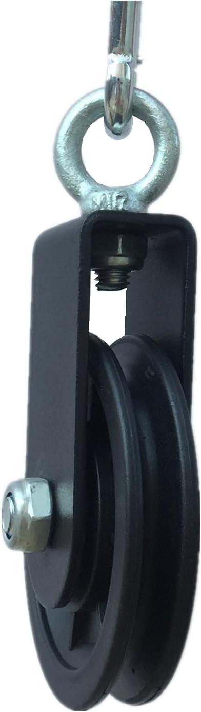 Weight Cable Pulley System Gym 360 Degree 3.54in Silent