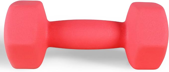 Neoprene Dumbbell Hand Weights, Anti-Slip, Anti-roll, Hex Shape Colorful, Pair or Set with Stand