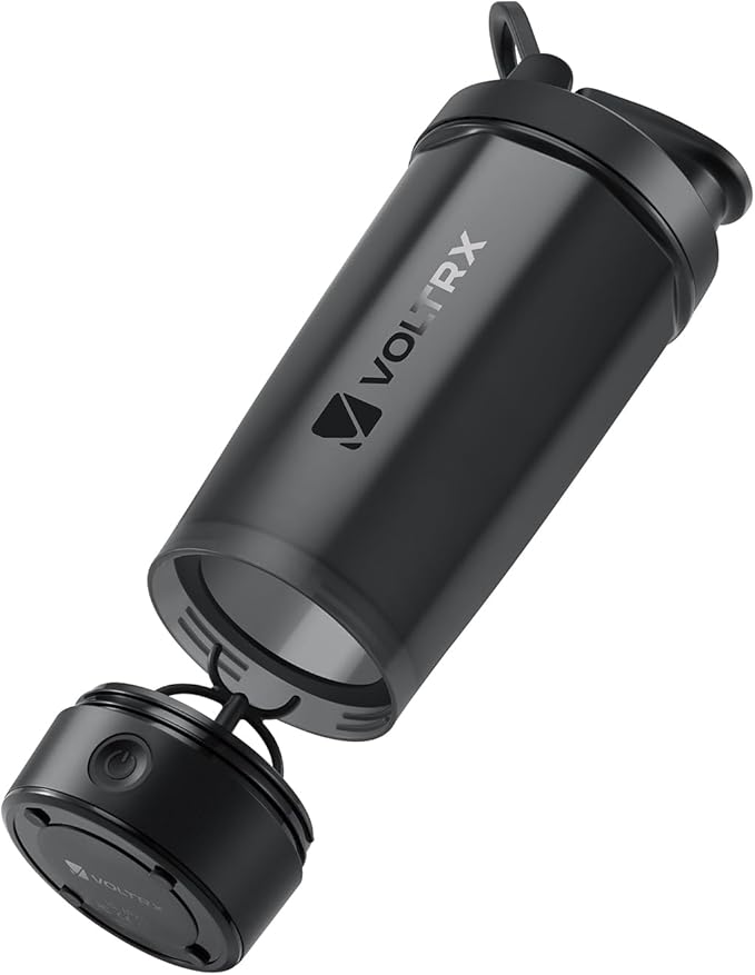 VOLTRX Protein Shaker Bottle, Merger USB C Rechargeable Electric Protein Shake Mixer, Shaker Cups for Protein Shakes and Meal Replacement Shakes, BPA Free, 24oz