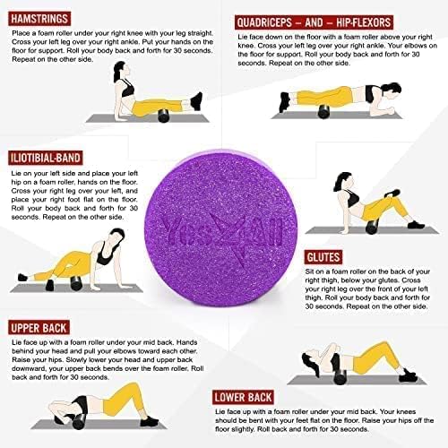 Yes4All Soft-Density Round PE 12/18/ 24/36 inch Foam