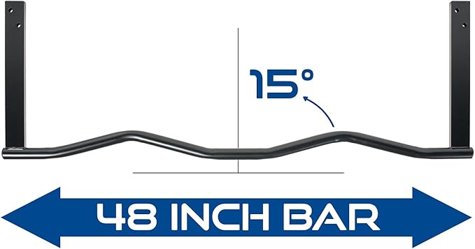 Ergonomic Joist Mount Pull Up Bar by Ultimate