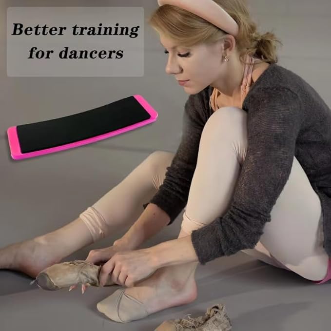 Turn Board,Spin Board for Dance Turn and Skating Balance Training,Orange Rectangular Turn Board for Training Ballet Dancers,Ice Skaters and Gymnasts in Balance and Turning-0