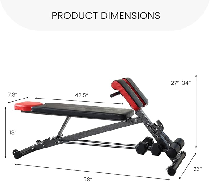 Finer Form Multi-Functional Gym Bench for Full All-in-One