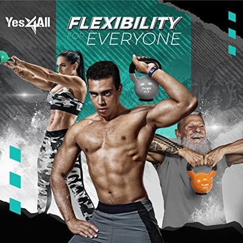 Yes4All Kettlebells Rubber Base (10-65 lbs)
