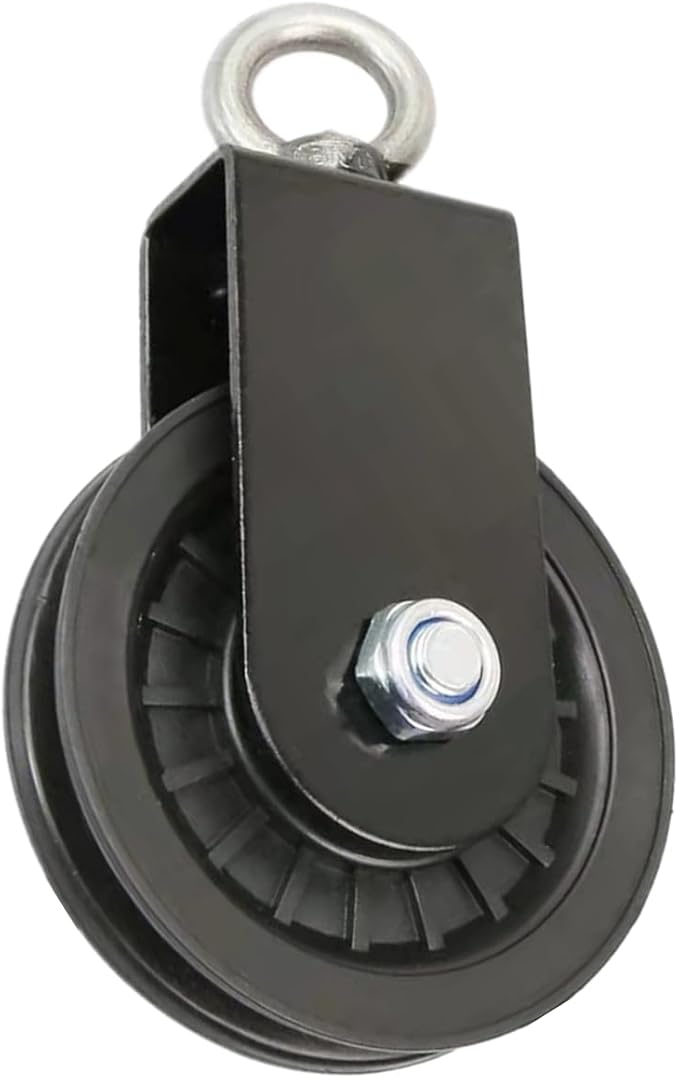 Weight Cable Pulley System Gym 360 Degree 3.54in Silent