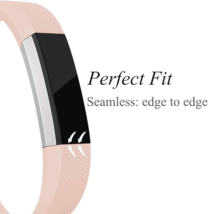 GEAK Bands Compatible with Fitbit Alta and Fitbit Alta HR, 3 Pack Soft Silicone Wristbands for Fitbit Alta HR Bands with Secure Metal Buckle for Men Women,Small Large