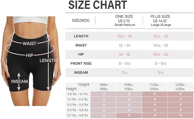 CAMPSNAIL Workout Biker Shorts Women - 3"/5"/8" High Waisted Tummy Control Spandex Booty Volleyball Shorts for Yoga Dance
