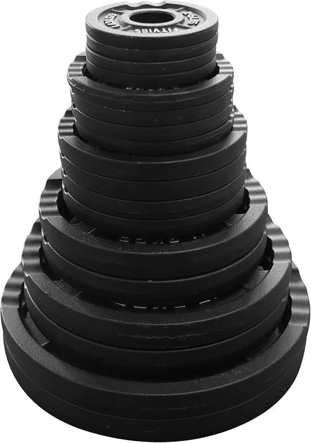 Signature Fitness Olympic Cast Iron Plate for Strength