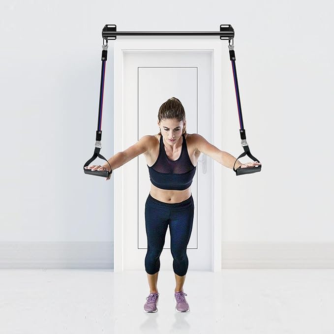 SELEWARE Wall Mounted Pull Up Bar 440 lbs