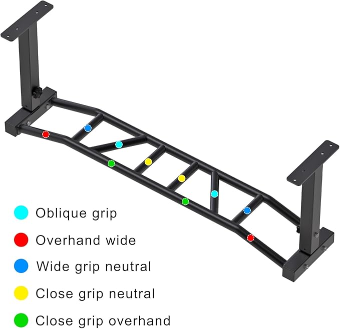 Kipika 48" Ceiling Mounted Pull Up Bar