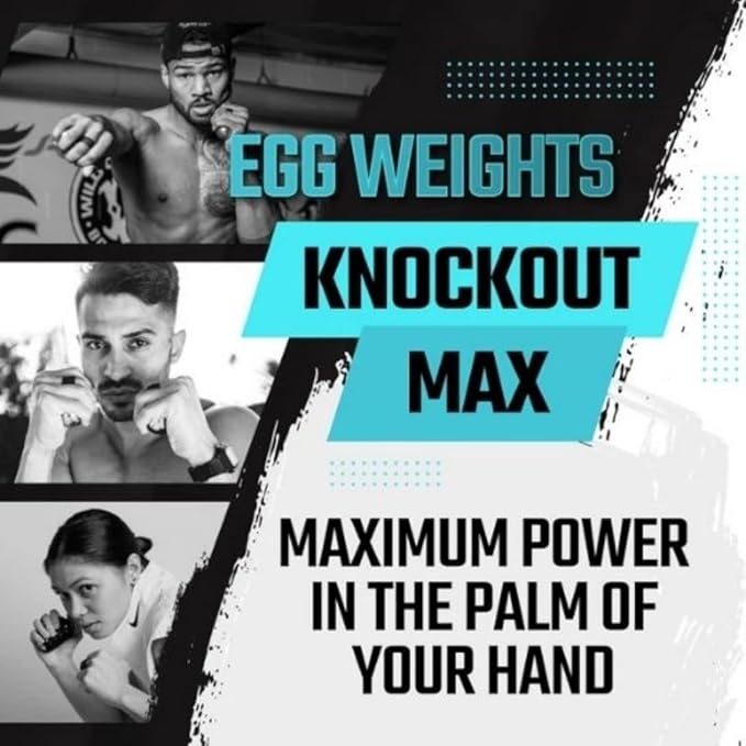 Egg Weights Knockout Max 5.0 lbs Set Bismuth 2 Eggs, 2.5 lbs