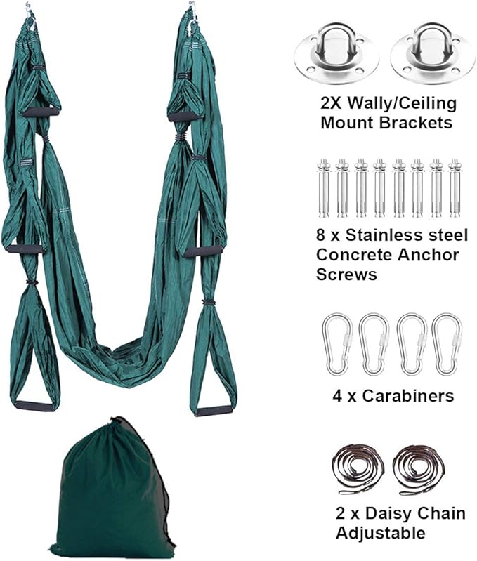 Aerial Yoga Swing Set Trapeze Yoga Hammock Kit