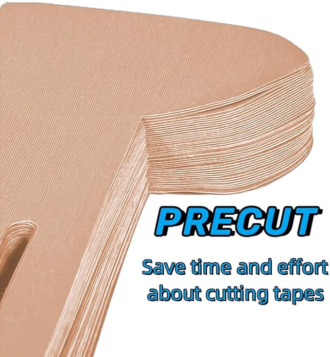 IEADEN Precut Kinesiology Tape for Knees, 20 Pcs - Knee Support & Stability, Knee Pain Relief Athletic Tape - Waterproof & Elastic, Breathable Hypoallergenic Latex-Free Tape, Beige