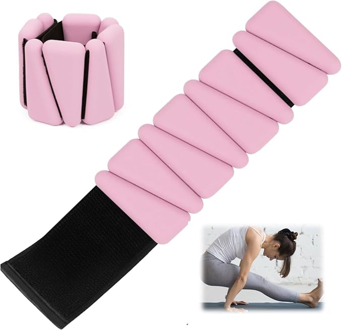 Premium & Versatile, Weights for Women at Home, At Home Workout Equipment, Pesas para Ejercicios, Weights for Men, WeightsSet, YogaSets, Ankle Weights, Arm Weights, Fitness Gifts, Pilates Gifts, Wrist & Ankle Weights- Set of 2(1LB Each)