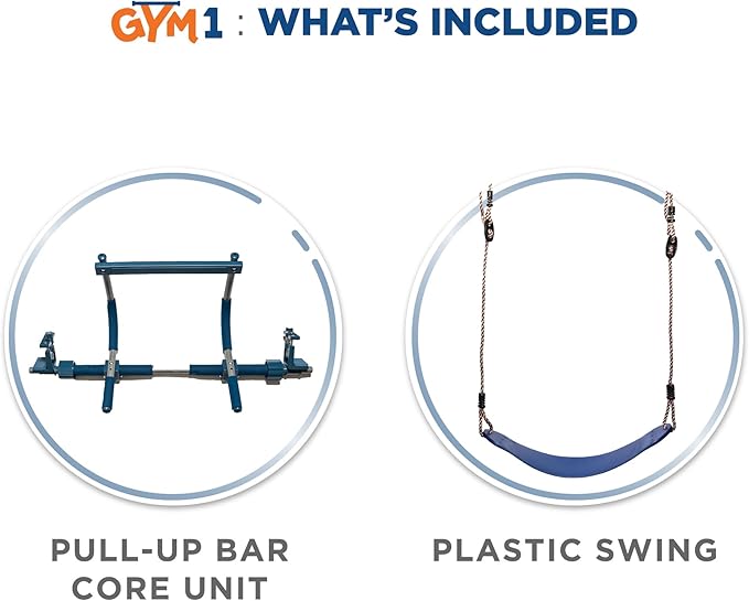 Gym1 2-Piece Doorway Gym for Kids 300 Lbs,