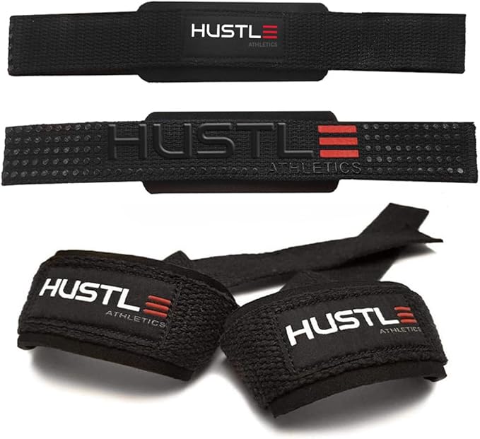 Lifting Straps for Weightlifting & Deadlifts – 21" Wrist Straps with Thick Neoprene Padding – Pro Heavy Duty Gym Wrist Wraps for Powerlifting, Bodybuilding & Strength Training for Men & Women