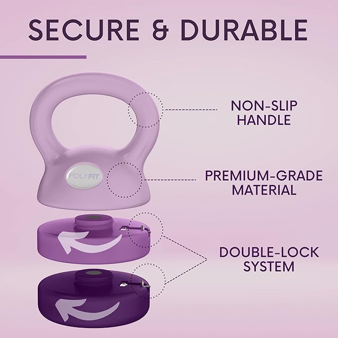 Adjustable Kettlebell - Kettlebell Weights Set for Home Gym