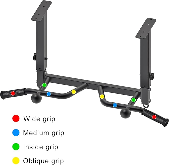 SELEWARE 24" Adjustable Ceiling Mounted Pull Up Bar