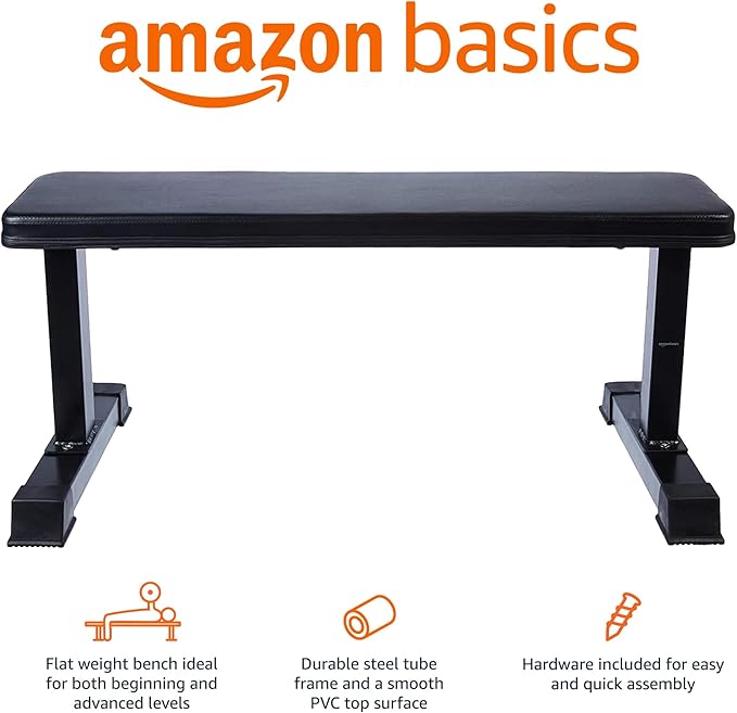Amazon Basics Flat Weight Bench