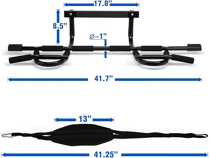 Yes4All Heavy Duty Pull Up Bar for Doorway