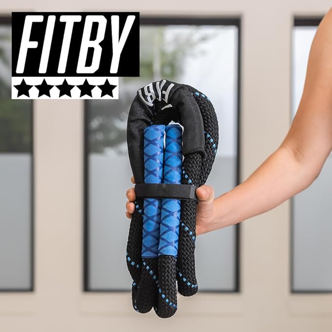 Weighted Jump Rope- Home Workout Rope- Skipping Rope 2.9lbs. - 9.9 Feet