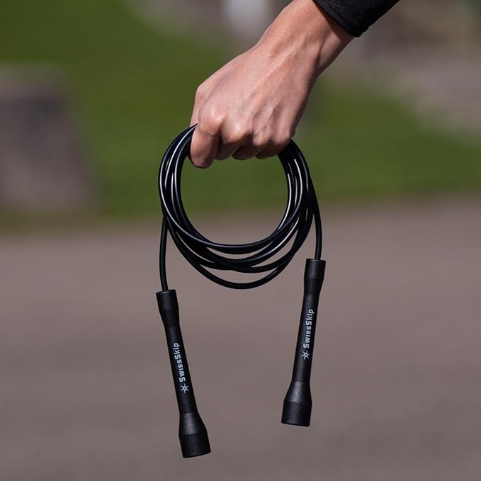 Speed Jump Rope by Dayan Kolev, 5mm PVC Skipping Rope, Great for Beginners and Advanced Athlets, Designed for Fitness, Cardio, Boxing & CrossFit, Adjustable length with Unbreakable Handles