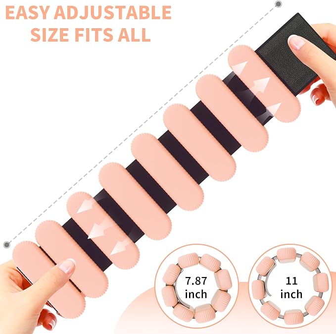Adjustable Ankle Weights for Women Men Running,1 Pair (1Lbs Each)