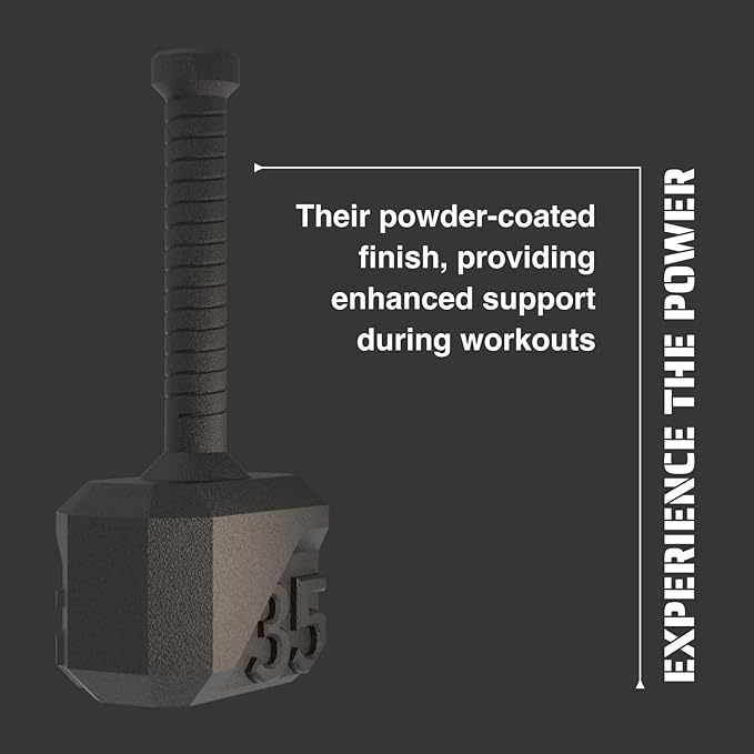 Tribe WOD Hammer Kettlebell 15-70lb + Adjustable