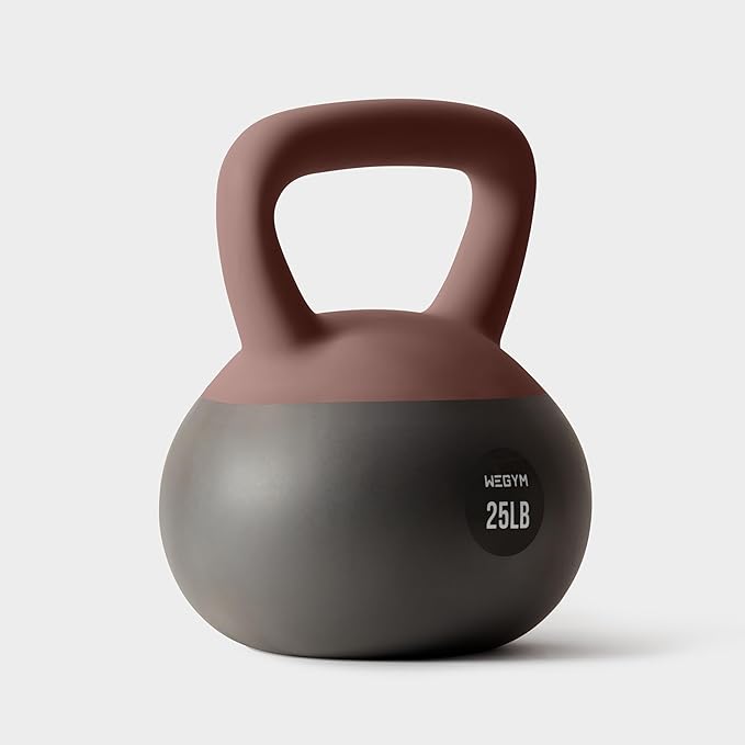 Soft Kettlebells with Cushioned Impact-Resistant Base and Anti-Slip